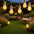 3Pack Vintage Edison Bulb 40W for Decorative Fixtures, E26 Warm Amber Dimmable Light Bulbs for Home Decor