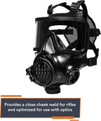 MIRA SAFETY CM-8M Full-Face CBRN Gas Mask W/Canteen - Reusable Survival Nuclear Chemical Respirator for Prepper Gear and Supplies - Best Particulate Protection for Disaster, Tactical, & General Use