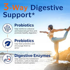 Innate Vitality Probiotics 120 Billion CFUs for Men & Women, 34 Strains with Prebiotics & Digestive Enzymes, Immune & Digestive Health, Delayed Release, Shelf Stable, 30 Vegan Capsules