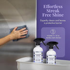 Therapy Stainless Steel Cleaner and Polish 100% USDA Biobased, Fingerprint and Residue Remover, Lavender Essential Oil Scent, Sink Cleaner, Grill Spray