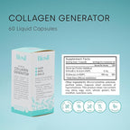 Biosil Collagen Generator - 60 Liquid Capsules, Pack of 2 - with Patented ch-OSA Complex - Generates & Protects Your Own Collagen - GMO Free - 60-Day Supply
