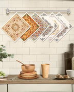 6 Pack Swedish Dishcloths for Kitchen - Reusable Dish Cloths for Washing Dishes Absorbent Cute Funny Kitchen Towels Cleaning Sponge, Bohemi