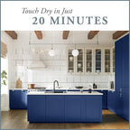 AMY HOWARD AT HOME Chalk-Based One Step Paint for Furniture, Cabinetry, Decor, Finish, and More | No Stripping, Sanding, or Priming | Dark Base | 32 Ounce | American Dream