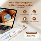 Milk Frother Handheld Rechargeable,Hand Mixer Electric Whisk with 2 Speeds,Drink Mixer Coffee Frother With 2 Stainless Steel Whisks for Coffee, Matcha, Lattes, Cappuccino,Egg,No Stand,Brown