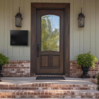 xydled Mailbox Wall Mount Mailboxes for Outside, Large Capacity Steel Hanging Metal Mailbox, Modern Post Box, Black,14.6''x12.2''x4.1''