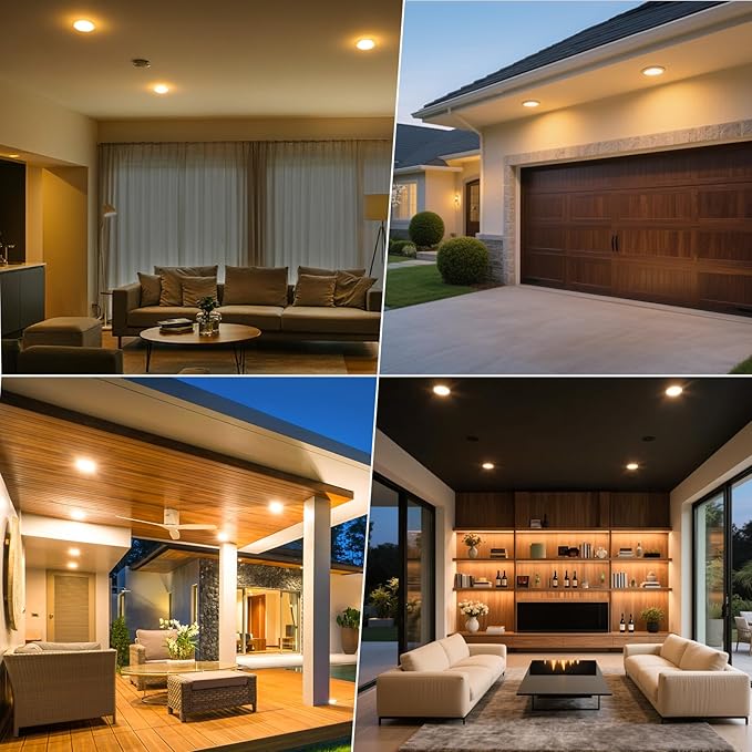 10 Pack PAR38 LED Outdoor Flood Light Bulbs, 100W Equivalent, 3000K Warm White, 13W Dimmable, Waterproof LED Floodlight for Porch Yard Garage, E26 Base, 1050LM,15,000 Hrs