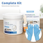 Invisible Waterproof Agent Transparent Repairing Leak Waterproof Adhesive for Roofs, Walls, Bathroom, Shower, Window Sills, Indoor & Outdoor Water Proof Coating 35 Oz