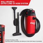 Shop-Vac 5 Gallon 5.5 Peak HP Wet/Dry Vacuum, Wall Mountable Compact Shop Vacuum with 6-23' Extra Long Hose & Attachments, Ideal for Jobsite, Garage, Car & Workshop. 9522236