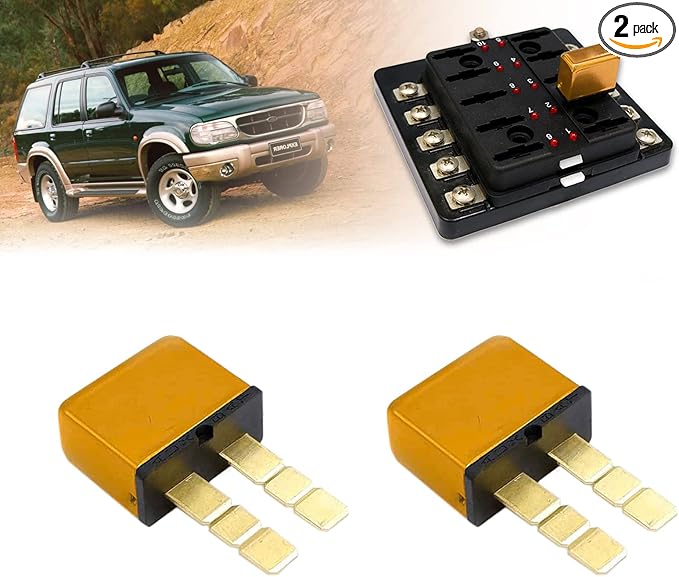 20A, Automotive Circuit Breaker, Plug In Mounting, ATC Blade Type Terminal Connection (2 pcs)