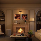 Vanity Bathroom Light, 2-Light Bathroom Light Fixtures Over Mirror, Silver Vanity Lights for Bathroom with Clear Glass, Modern Wall Lamp for Cabinet Hallway, Bedroom