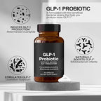60 PCS GLP-1 Probiotic - AFU Multi-Strain Probiotic + Prebiotic, Naturally Support GLP-1 Production, Delayed Release, Third-Party Tested, for Men & Women 60 Servings (Pack of 1)