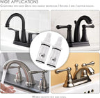 1224 Faucet Cartridge Replacement Compatible with Moen Two Handle Faucets Replacement Kit For Most Double Handle Moen Faucets and Tub/Showers Repair Kit,4 Pack