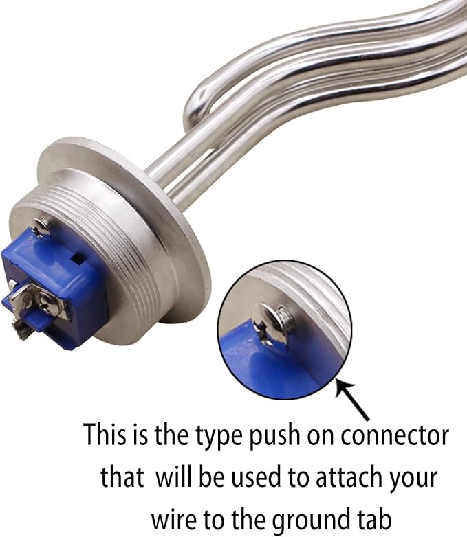 DERNORD 2 Inch (OD64) Tri-clamp Ripple Heating Element Electric Water Heater 5500W 240V