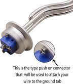 DERNORD 2 Inch (OD64) Tri-clamp Ripple Heating Element Electric Water Heater 5500W 240V