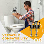 Lasnten 16 Pieces Toilet Fill Valve Toilet Tank Replacement Kit Valve Replacement Kit for Tank and Bowl Water Control