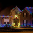 Meconard C7 Led Replacement Christmas Light Bulbs, C7 Shatterproof Led Bulbs for Christmas Indoor Outdoor String Lights, E12 Candelabra Base, Commercial Grade Holiday Bulbs, Blue, 25 Pack