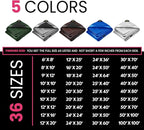 PROTARP Extreme Heavy Duty 22 Mil Tarp Cover, Waterproof, UV Resistant, Rip and Tear Proof, Poly Tarpaulin with Reinforced Edges for Roof, Camping, Patio, Pool, Boat. (Green/Black 25′ X 40′)