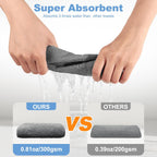 10pcs New Upgrade 2-Layer Microfiber Wire Dishcloth,Non-Scratch Wire Dishwashing Rags for Wet and Dry,Metal Scrubbers, Kitchen Miracle Cleaning Dish Rags for Cookware,Sinks, Dishes,Stove,Grey