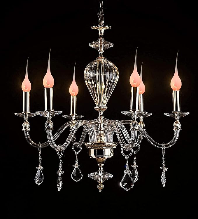 Christmas Flicker Flame Candle Light Bulbs, Country Style Silicone Dipped Flickering Replacement Bulbs for Electric Window Candles, Chandelier, E12 Candelabra Base, 1Watt, 120 Volt, 12 Pack