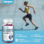 1 Pack 3000mg Glucosamine Chondroitin with MSM Gummies & Elderberry, Extra Strength Joint Support Health, Flexibility, Antioxidant, Immune Supplement Gummy for Adults, Men & Women 60 Counts