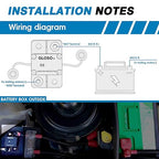 GLOSO Circuit Breaker 30 A E67 Mid Range Mini T1 Auto Reset, Compact Medium IP66, Marine Auto Truck (30 A)