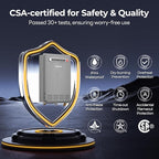 FOGATTI Propane Gas Tankless Water Heater Outdoor - Max 5.1 GPM 120,000 BTU, CSA Certified Compact Design On Demand Instant Hot Water Heater - Instagas Comfort 120S Series