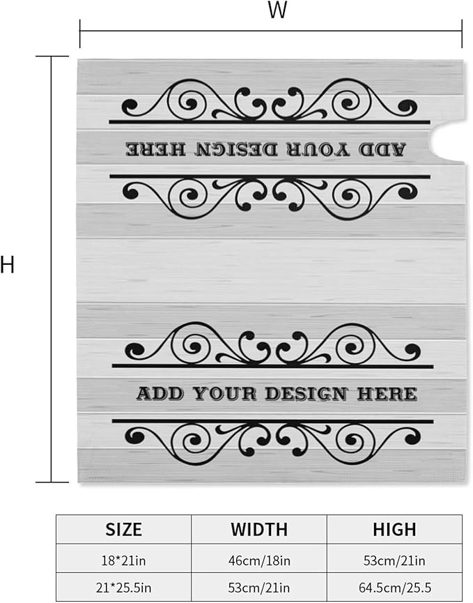 Custom Personalized Mailbox Covers Add Photo Picture Family Name House Address Text Magnetic Mail Cover for Home Garden Yard-10