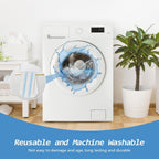 8 Pack Replacement Pads for O-Cedar H2prO Flat Mop System, Microfiber Flat Pads for O Cedar H2prO Flat Mop, Machine Washable/ Reusable, Powerful Stain Removal, for Hardwood, Tile, Marble, Baseboards.