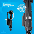 EvertechPRO Universal Toilet Fill Valve Replacement Kit, 8-12 Inch Adjustable Fill Valve Kit, Easy Installation