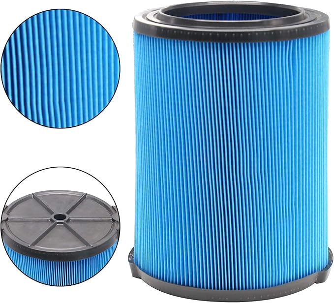 VF5000 3-Layer Pleated Paper Vacuum Filter for Rigid Vac 6-20 Gallon Wet Dry Vacuums WD1450 WD0970 WD1270 WD09700 WD06700 WD1680 WD1851 RV2400A