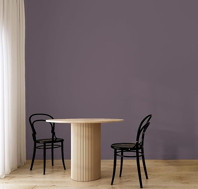 EVOLVE Paint & Primer: Environment-friendly, Low Sheen with One-coat Coverage for Interior & Exterior surfaces (Gentle Plum, 5-Gallon)