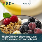 Linkind A19 LED Light Bulbs, 60W Equivalent, 8.5W Energy Efficient, 2700K Soft White Light Bulbs, 800 Lumens Non-Dimmable Bulbs, E26 Standard Base for Bedroom Home Office, 24 Packs