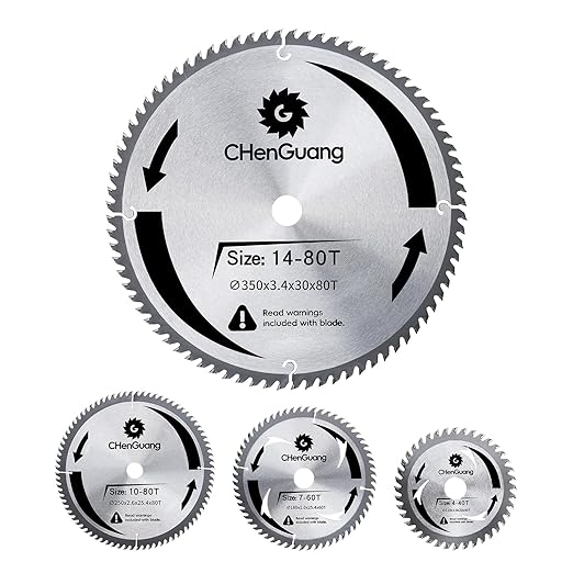 10 Inch 80 Tooth Miter/Tungsten Carbide Tipped Blade High-Performance Professioal Saw Blade for Cutting Wood