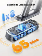 Cordless Vacuum Cleaner, 650W with Extra Mattress Cleaning Tool, 50KPA Stick Vacuum Cleaners for Home 65 Mins Runtime, Self-Standing, Wall Mount Charging, Rechargeable Vacuum for Floor Carpet Pet Hair