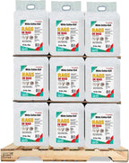 Recycled White Knit Cotton T-Shirt (600 lbs. Pallet 60x10 lbs. Rags in a Bag) Cleaning Cloths for Household, Workshop, Industrial & Beyond-100% Washable, & Absorbent