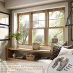 Window Sash Lock & Latch and Keeper Replacement for Andersen 200 Series Narroline and 400 Series Tilt-Wash Double-Hung Windows 1968 to Present (2 Pack, Stone Color)
