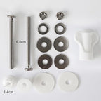 4Pcs Toilet Lid Accessories for Top Mount Toilet Seats, SUS304 Stainless Steel Toilet Seat Hinge Screws, Easy Installation, Secure Fit Most Toilet Seat (MFL05)