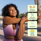 Feel Goods Gut Guardian, Prebiotic & Probiotic Powder, Sugar Free, Organic Fiber, Organic Herbs for Bloat, Gut Health Support, Digestive Health for Men & Women, Non GMO, Vegan | Lemon Ginger, 15 Count