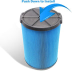 VF5000 3-Layer Pleated Paper Vacuum Filter for Rigid Vac 6-20 Gallon Wet Dry Vacuums WD1450 WD0970 WD1270 WD09700 WD06700 WD1680 WD1851 RV2400A
