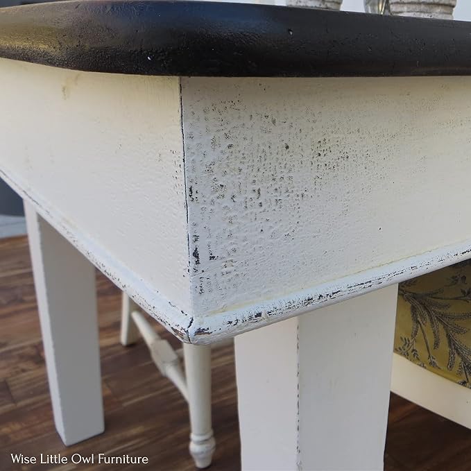 Dixie Belle Paint Company Chalk Finish Furniture Paint - Fluff (32oz) - Matte Soft White Chic Chalk Mineral DIY Furniture Paint