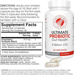 Silver Fern Ultimate Probiotic Supplement Vegicaps - Daily Metabolic Restoration, Proven Survivability, DNA Verified Multi-Strain Probiotic Capsules (2 Bottles - 120 Capsules)