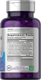 Horbäach Probiotics 120 Billion CFU | 14 Strains with Prebiotics | for Women & Men | 50 Capsules | Vegetarian, Non-GMO & Gluten Free Supplement