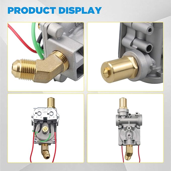 AITKEN RV Water Heater Gas Solenoid Valve for Atwood Electronic Spark Ignition, Heat Exchange, Combination Gas/Electric G10/ GC10/ GCH10/ GH10/ G16EXT/ GE16EXT 10 Gallon Water Heaters