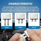 GLOSO E311 UCB Automotive Circuit Breaker, Type 1, Snap Off 3 Sections ATC Balde Terminal（10A,1 Pack）