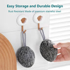 200PCS Plastic Gloves Disposable, Cellulose Kitchen Cleaning Sponge, Swedish dishcloths,Steel Wool Scrubbers,Set of Cleaning Supplies Housewarming Gift(6)