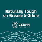 Clean Republic Heavy-Duty Degreaser, Multi-Surface Cleaner for Ovens, Stove Tops, Grills, and More, 1 Gallon Bottle, 4-Pack