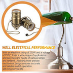 4 Pcs Pull Chain Lamp Socket Replacement, E26 Standard Threaded Base, Light Socket with Pull Chain, Lamp Parts for Repair