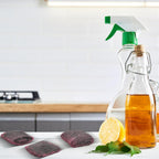 Domensi 100 Pcs Steel Wool Soap Pads Original Red Scent Steel Wool Scrubber Metal Cooktop Cleaning Soap Pads for Scouring Dirt Dish Pot Pan Oven Kitchen Grease and Oil