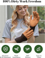 Gardening Tools Set 9-Piece Heavy-Duty Gardening Hand Tools with Floral Tote Bag, Stainless Steel Garden Supplies Kit Ideal Gardening Gifts for Women Mom Wife