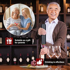 AIKARO - Electric Wine Bottle Opener Automatic Corkscrew, Rechargeable (Set B)